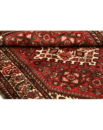 Tappeto Hamadan Persia verde giallo 106x154