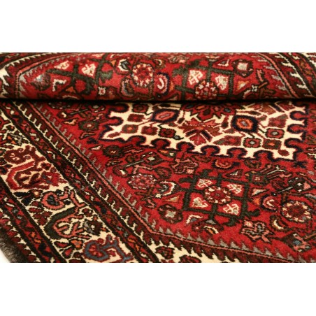 Tappeto Hamadan Persia verde giallo 106x154