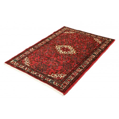 Tappeto Hamadan Persia marrone giallo 106x152