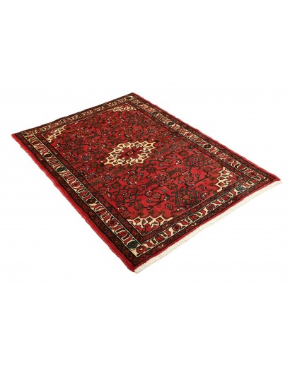 Tappeto Hamadan Persia marrone giallo 106x152