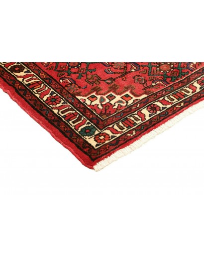 Tappeto Hamadan Persia marrone giallo 106x152