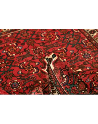 Tappeto Hamadan Persia marrone giallo 106x152