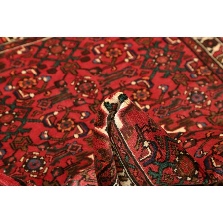 Tappeto Hamadan Persia marrone giallo 106x152