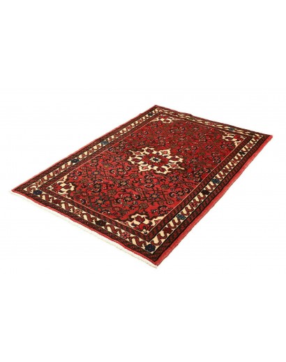 Tappeto Hamadan Persia grigio marrone 104x148