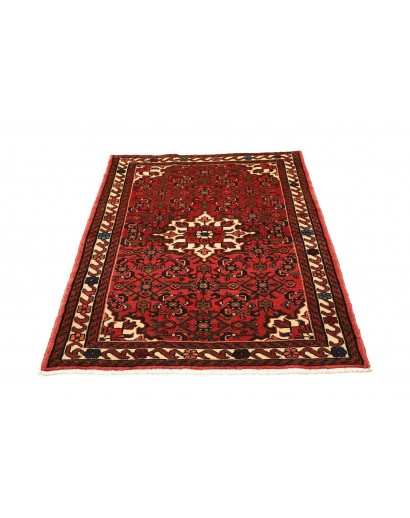 Tappeto Hamadan Persia grigio marrone 104x148