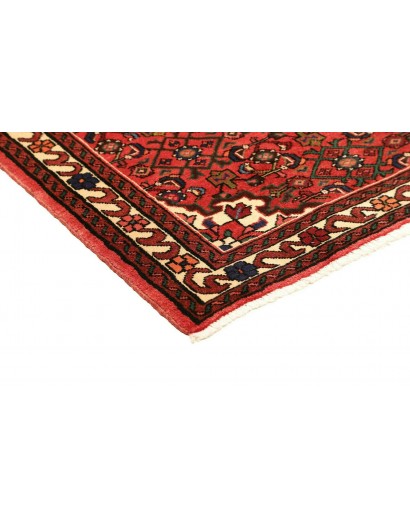 Tappeto Hamadan Persia grigio marrone 104x148