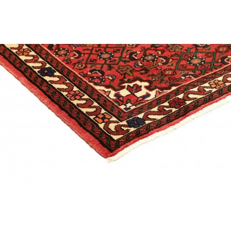 Tappeto Hamadan Persia grigio marrone 104x148