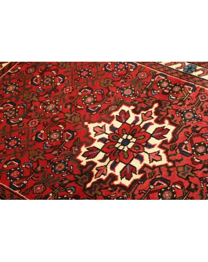 Tappeto Hamadan Persia grigio marrone 104x148
