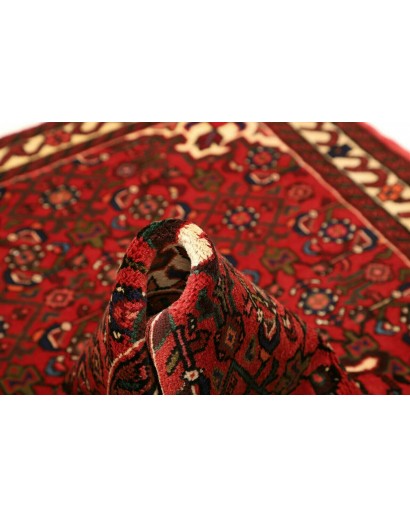 Tappeto Hamadan Persia grigio marrone 104x148
