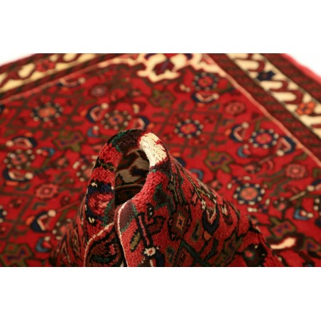 Tappeto Hamadan Persia grigio marrone 104x148