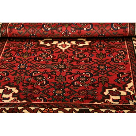 Tappeto Hamadan Persia grigio marrone 104x148