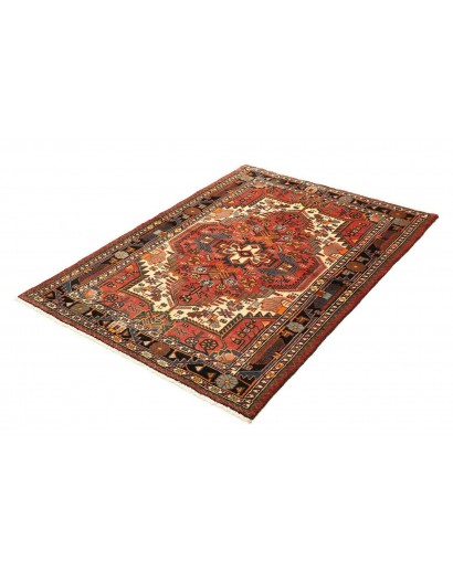 Tappeto Hamadan Persia marrone giallo 107x152