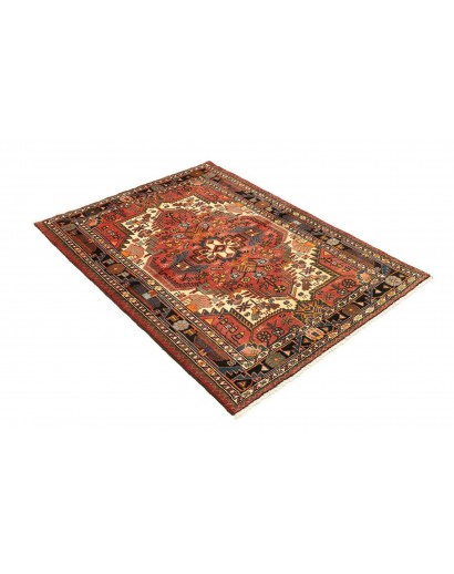 Tappeto Hamadan Persia marrone giallo 107x152
