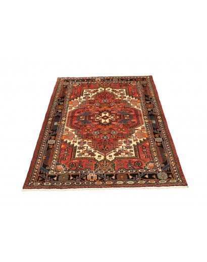 Tappeto Hamadan Persia marrone giallo 107x152