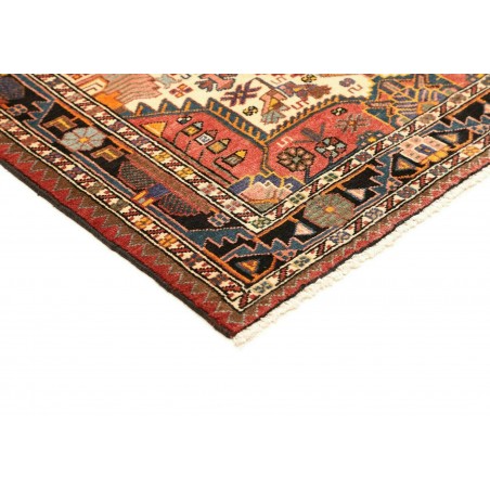 Tappeto Hamadan Persia marrone giallo 107x152