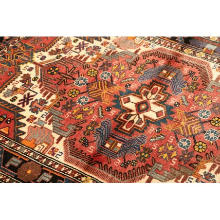 Tappeto Hamadan Persia marrone giallo 107x152