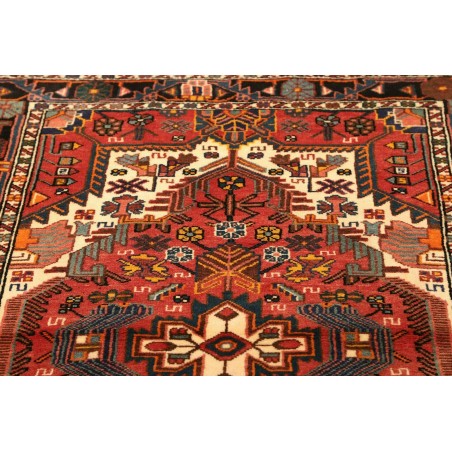Tappeto Hamadan Persia marrone giallo 107x152