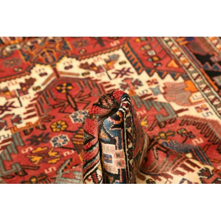 Tappeto Hamadan Persia marrone giallo 107x152
