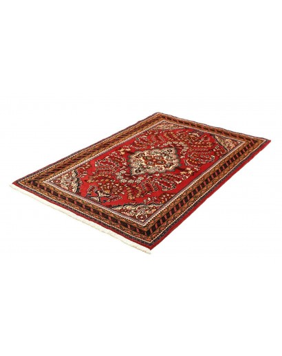 Tappeto Hamadan Persia marrone giallo 116x170