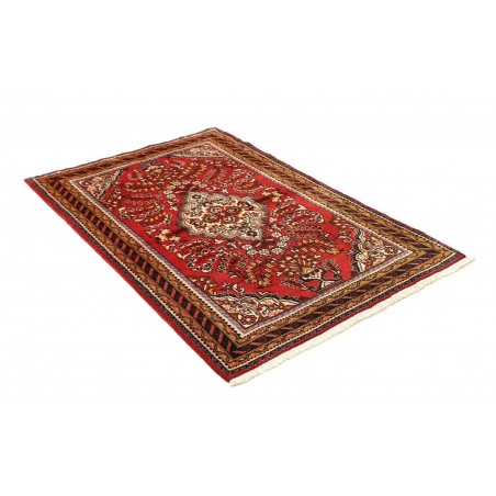 Tappeto Hamadan Persia marrone giallo 116x170