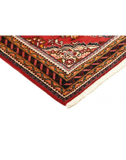 Tappeto Hamadan Persia marrone giallo 116x170