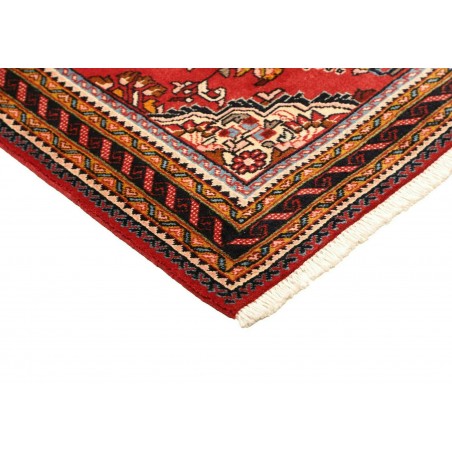Tappeto Hamadan Persia marrone giallo 116x170
