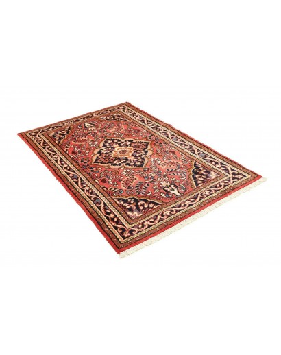 Tappeto Hamadan Persia marrone giallo 112x152