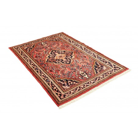 Tappeto Hamadan Persia marrone giallo 112x152