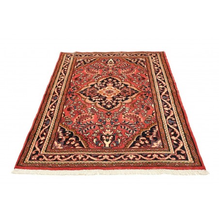 Tappeto Hamadan Persia marrone giallo 112x152