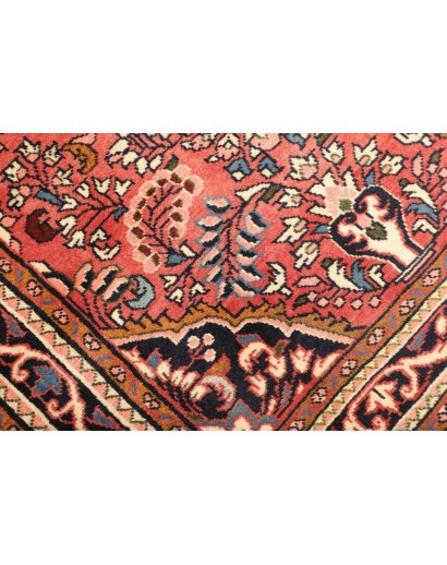 Tappeto Hamadan Persia marrone giallo 112x152