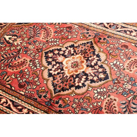 Tappeto Hamadan Persia marrone giallo 112x152