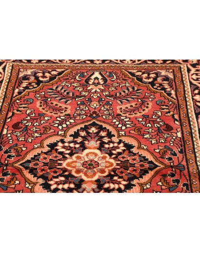 Tappeto Hamadan Persia marrone giallo 112x152