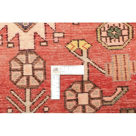Tappeto Hamadan Persia verde rosso 100x157