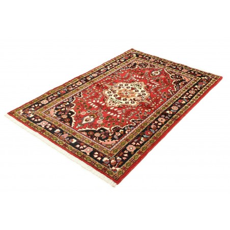 Tappeto Hamadan Persia marrone giallo 106x152