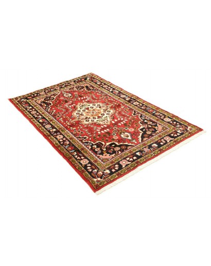 Tappeto Hamadan Persia marrone giallo 106x152