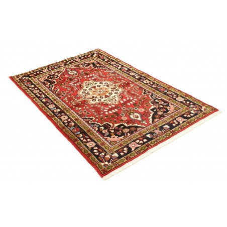 Tappeto Hamadan Persia marrone giallo 106x152