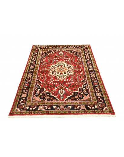 Tappeto Hamadan Persia marrone giallo 106x152