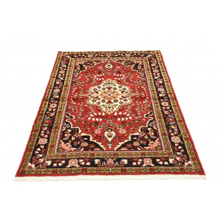 Tappeto Hamadan Persia marrone giallo 106x152