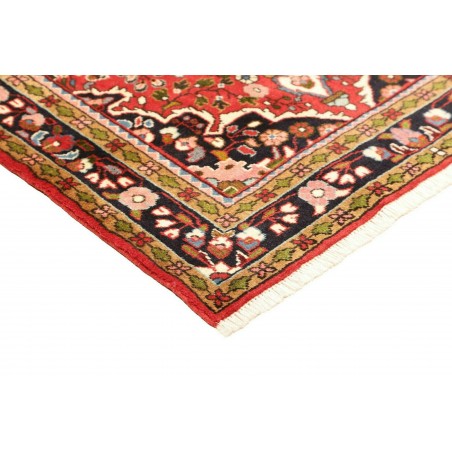 Tappeto Hamadan Persia marrone giallo 106x152