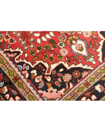 Tappeto Hamadan Persia marrone giallo 106x152