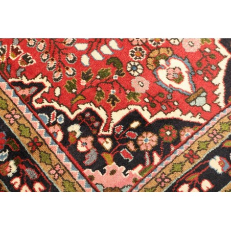 Tappeto Hamadan Persia marrone giallo 106x152