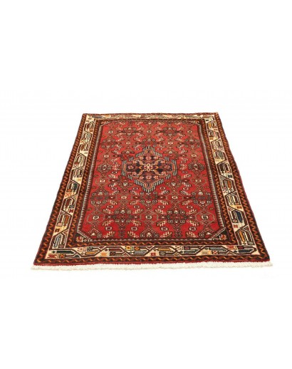 Tappeto Hamadan Persia marrone rosso 102x140