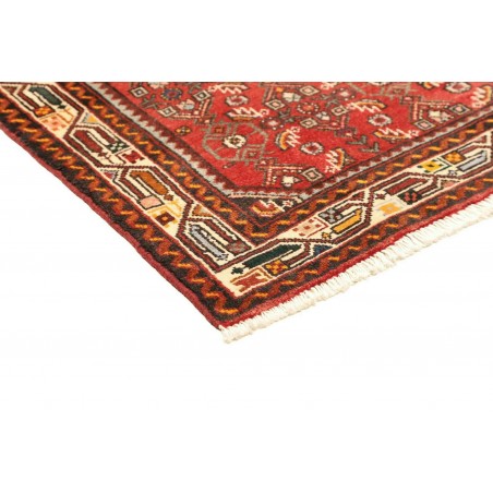 Tappeto Hamadan Persia marrone rosso 102x140