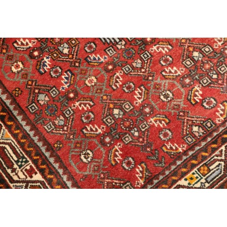 Tappeto Hamadan Persia marrone rosso 102x140