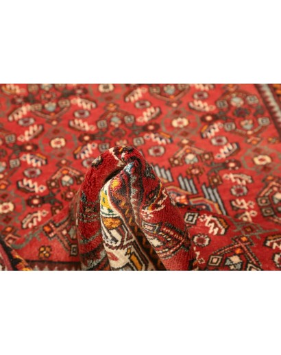 Tappeto Hamadan Persia marrone rosso 102x140