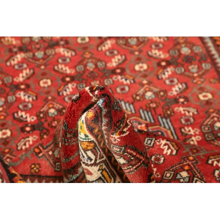 Tappeto Hamadan Persia marrone rosso 102x140