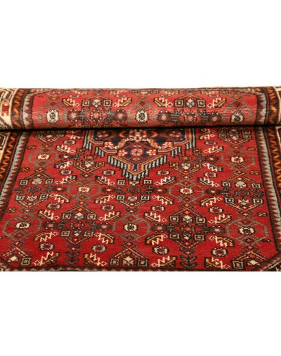 Tappeto Hamadan Persia marrone rosso 102x140