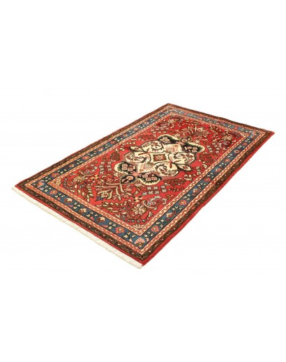 Tappeto Hamadan Persia rosso giallo 110x166