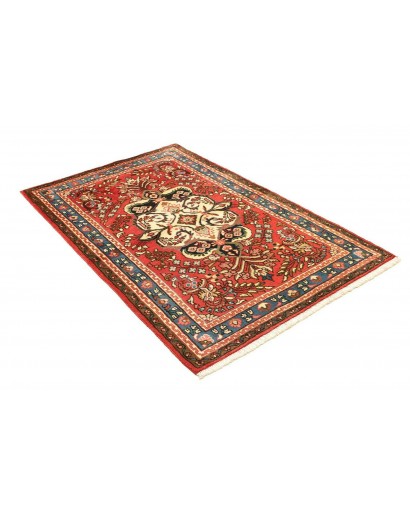 Tappeto Hamadan Persia rosso giallo 110x166