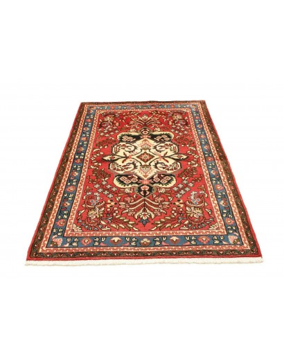Tappeto Hamadan Persia rosso giallo 110x166
